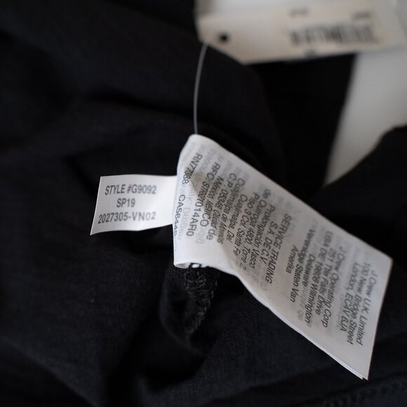 Madewell Whisper Cotton V Neck Pocket Tee Relaxed Fit Lightweight Black - Picture 9 of 9